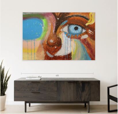 Where Emotions Become Color - a Paint Artwork by assaf  Eliyahu